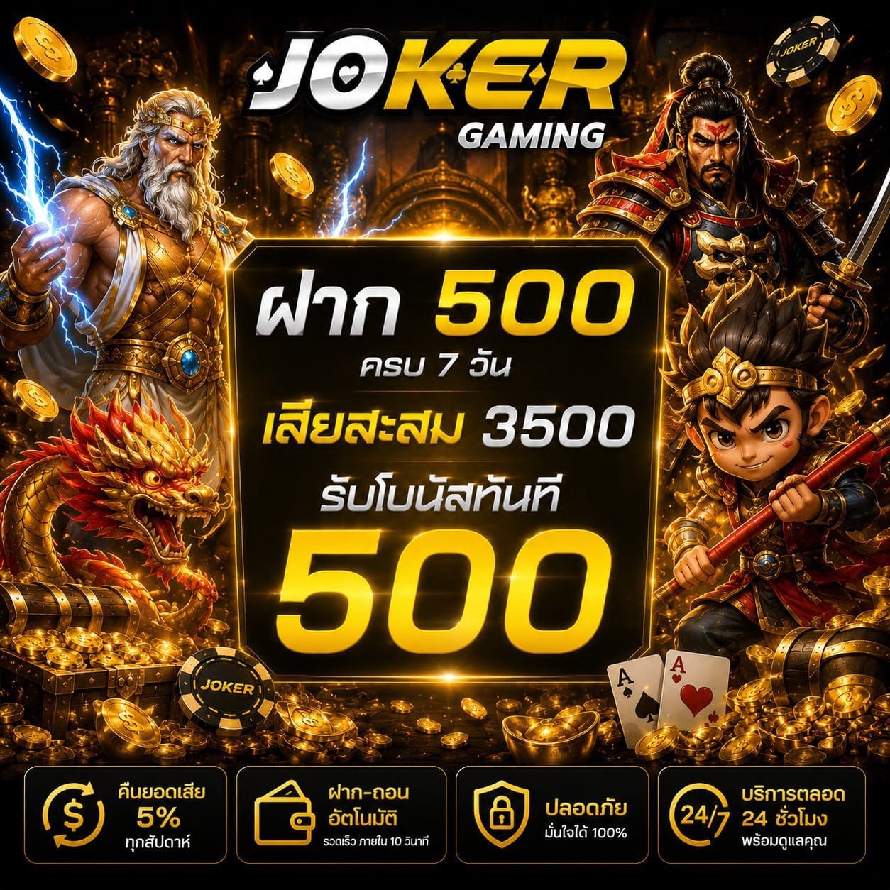 โปรโมชั่น joker123 เสียสะสม